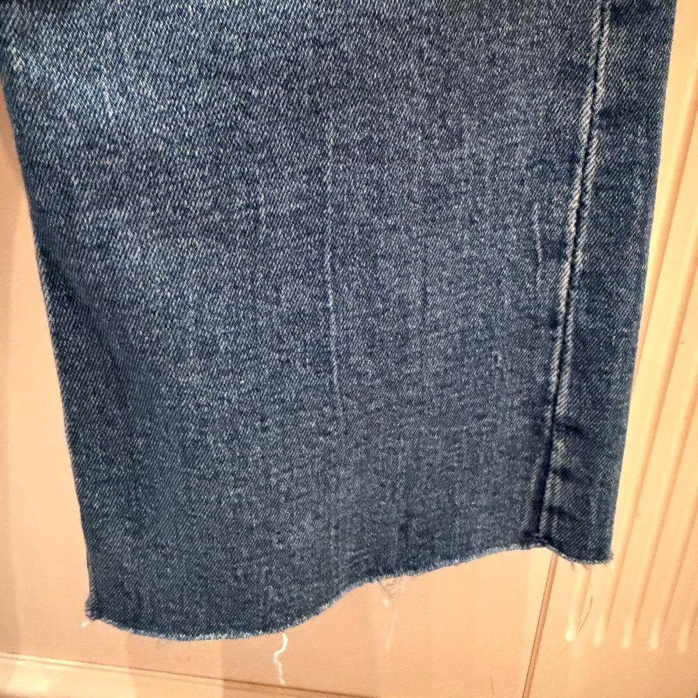 Zara High-Rise Straight Ankle Jeans - Medium Wash - Size 4 - Picture 3 of 8